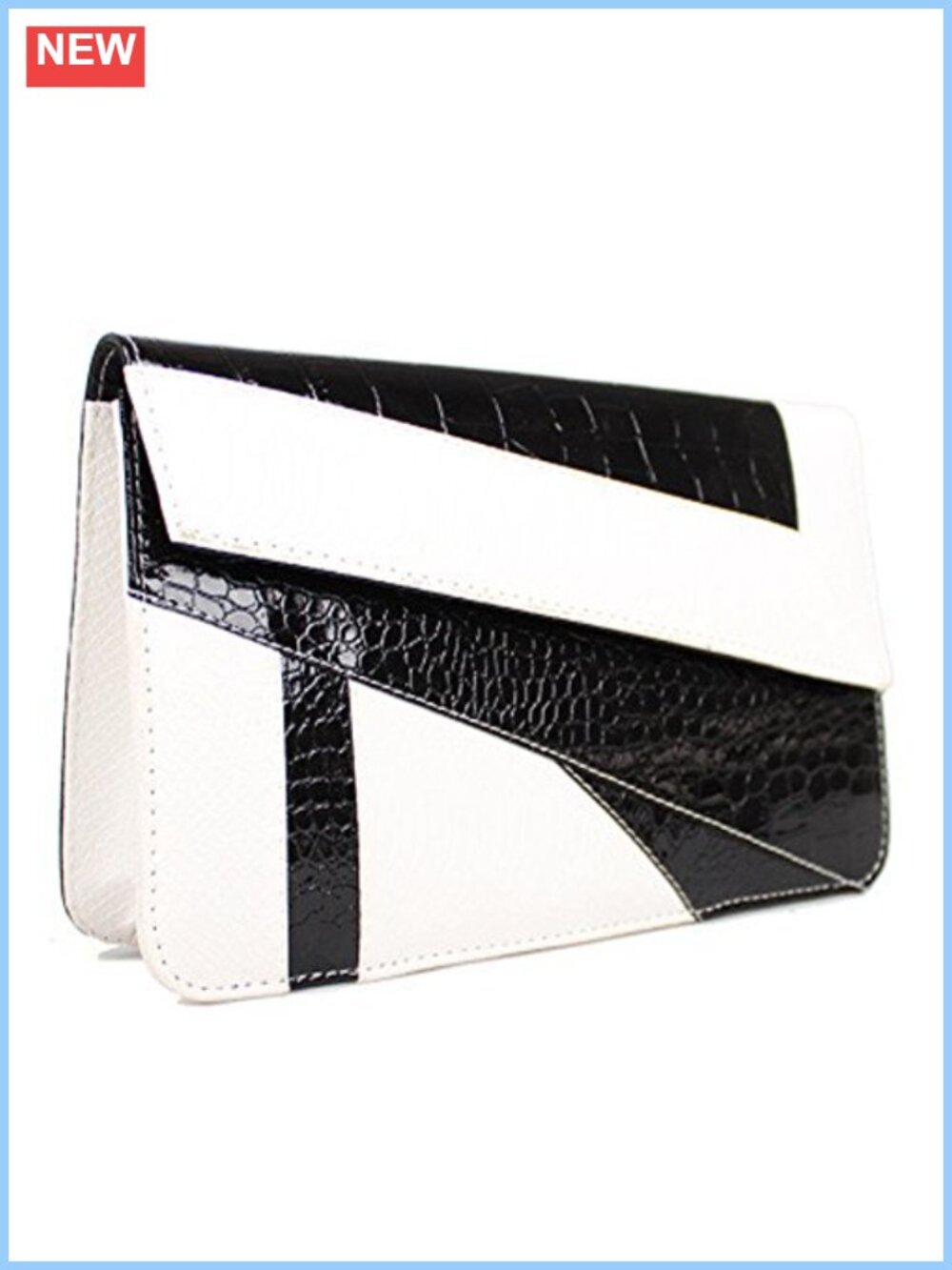 PU Leather Clutch Wallet Shoulder Bag Crossbody Party Satchel
